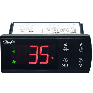 Danfoss ERC 213 Electronic Control 220 V,50/60 Hz, Red Display, 3 Relay Output, 2 Temperature Sensor 080G3457 

