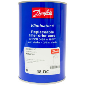 Danfoss 023U4381 Filtro Cartucho 48-DC Elemento para Filtro tipo DCR de Refrigeracion, Eliminador de Humedad, incluye Sello, para ser utilizado con Filtros DCR 0485 a 19217 y Porta filtros similares de 4-3/4 pulg, 023U4381, 023U4380, 00PPG000445000A