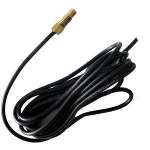 Full Gauge SB-28 NTC Temperature Sensor with Screw 8.2 ft (2.5 m), NTC Sensor with screw to be directly inserted in heating piping. Inteded for Solar Panels and other applications. Operating Temp -58 to 221 F (-50 to 105 C)