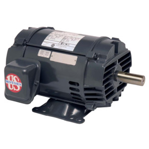 US Motors 5 hp 1760/1750 rpm, 4 poles, 1 eje, Dp Cerramiento, 1 velocidad, 184frame 208-230 V/460, 60 hz, 3 ph, D5PA2A DC20