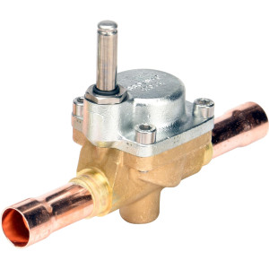 Danfoss 032L2207 Valvula Solenoide 1-3/8 pulg, EVR 25, Soldable, ODF x ODF sin Stem Manual, NC