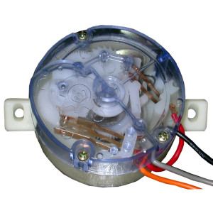 Appli Parts 83014 Timer Washing Machine 3 Cables, Round, replaces replaces LG, Daewoo, Nisato, Daka, Sankey, Pulley, Hitachi, Hoover and others 