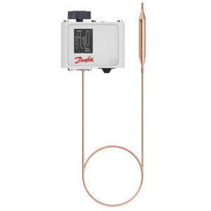 Danfoss Termostato KP73 Rango Temperatura -25 A 15 C Reset Automatico, Bulbo Remoto de 2000 mm 060L114366 Danfoss Termostato KP73 Rango Temperatura -25 A 15 C Reset Automatico, Bulbo Remoto de 2000 mm 060L114366
