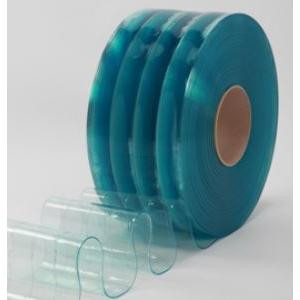 Cortina de PVC de Refrigeracion Baja Temperatura Reforzada Lisa Clearway 12 X .120 Pulg X 200 ft -40+150F /-40+65C