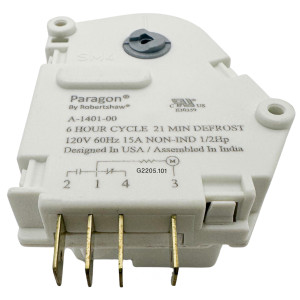 Defrost Timer Paragon 6hrs/21min A1401-00 120v/60hz, Fit: 4391974