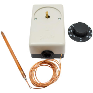 Danfoss 060H1701 UT 72, Termostato Mecanico, -30 a 30 C, Capilar de Cobre 2 m, Auto Reseteo, SPDT, Cerramiento IP20 Danfoss 060H1701 UT 72, Termostato Mecanico, -30 a 30 C, Capilar de Cobre 2 m, Auto Reseteo, SPDT, Cerramiento IP20