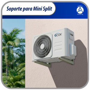 Appli Parts APAB-2100 Soporte de Montaje en Pared para Mini Split, Soporte Robusto para Condensador hasta 100 Kg, Universal para Unidad Exterior desde 5,000 hasta 36,000 BTU con Kit de instalacion