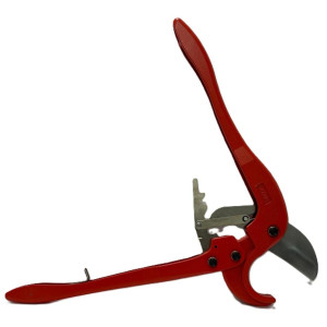 Uniweld 70087 Alicate para Cortar PVC, hasta 2-1/2 pulg, Sistema Ratchet, Cortes Lisos y limpios