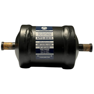 Appli Parts APFD-B083S Filtro Secador 3/8 pulg Bidireccional 083 ODF Soldable Universal para sistemas de Refrigeracion y Aire Acondicionado