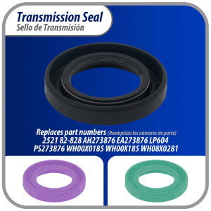 WH8X281 Appli Parts Washing Machine Shaft Seal WH8X281AP Compatible With General Electric WH00X185 LP604