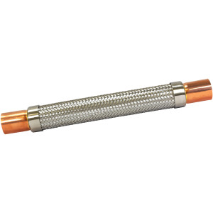 Appli Parts APVE-158 Antivibrador 1-5/8 pulg Soldable Eliminador de Vibracion 43cm Largo 400psi presion maxima de trabajo y 3.265psi presion de rotura Appli Parts APVE-158 Antivibrador 1-5/8 pulg Soldable Eliminador de Vibracion 43cm Largo 400psi presion maxima de trabajo y 3.265psi presion de rotura