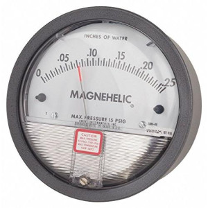 Magnehelic Differential Presure Gauge 0-0.25 Inch Wc