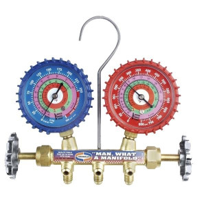 Manifold R-410a/R-22r/R-404a Uniweld 3ft Hoses Qs4l3h-5 (Psi-Kpa-C)