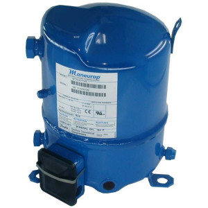 Danfoss MT125HU4DVE 10.5HP R22,MBP Compresor Reciprocante para Refrigeracion 400/3/50 460/3/60(V/Ph/Hz),Descarga 1-1/4 in V04, Succion 1-3/4 in V02, Rotolock, Aceite Mineral,MT125-4V