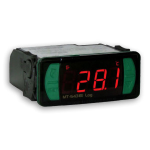 Full Gauge MT-543EL Log Controlador Electronico para Refrigeracion y Calefaccion. 1 Sensor, 4 Salidas, Datalogger, 12/24V, Compatible con Sitrad