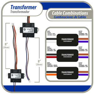 Appli Parts APTR-403 Transformador de 120/208/240 V a 24 V, 40 Va, 50/60 Hz, con Base Simple, Aislamiento Clase B, Transformador Clase 2, remplaza 40301F