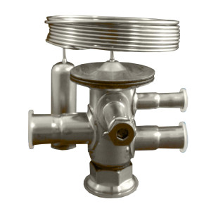 Danfoss 068U2207 1/8 - 2.5TR Expansion Valve Body, TUAE, R134a,R513A, 3/8x1/2 in, Solder, ODF, 1/4 in Externally equalized, Bi-flow with orifice 1-8, -40 to 50 F, Capacity determined by Orifice size Sold Separately, Identical Product 068U2421