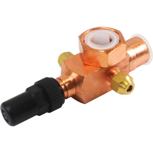 Appli Parts APRV-VA05 Rotolock Valve V05 1-1/4 in x 7/8 in ODF solder connection Universal replacement valve will work for refrigeration and air conditioning systems