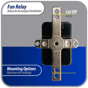 Appli Parts APFR-380 90-380, 24 VAC Coil, Heavy Duty Switching Fan Relay, SP Normally Open, SP Normally Closed, AC and heating Furnace blower relay Universal fit multi position bracket