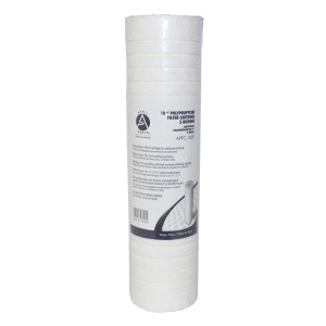 Appli Parts APFC-105P 10 in Sediment Water Filter Replacement Cartridge Compatible with RO Units and Sediment Filtration Systems 5 Micron 