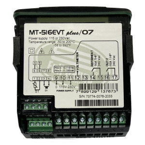 Full Gauge Electronic Control Temperature Timer and Voltage Monitor Sitrad Compatible MT-516EVT Plus