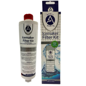 Appli Parts AP717AP Filtro de Agua para refrigeradora tipo GE General Electric en linea, ideal para fabricadores de hielo y dispensadores de agua 3 Pack