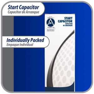 Appli Parts CON-430-110 Capacitor de Arranque 430-516 MFD (microfaradios) uF, 110-125 VAC. Universal para Motores Electricos, condensador de arranque de 4.6 cm de Diametro, 8.6 cm de Alto