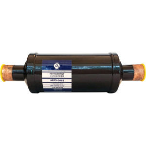Appli Parts APFD-309S Filtro Secador 1-1/8 pulg para linea Liquido para Sistemas de Refrigeracion y aire acondicionado 309S ODF Soldable Universal Unidireccional 280mm Largo 76mm Ancho