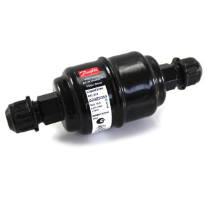 Danfoss 023Z5001 3/8in Liquid Line Refrigerant AC Filter Drier hvac refrigeration Flare 1.5-2tons Unidirectional 4-5/16in Long 1-13/16in Wide DCL 033