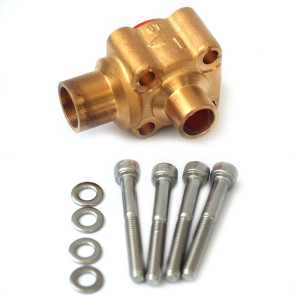Danfoss 067B4010 Expansion Valve Body TE5 1/2inX7/8in ODF Angleway 