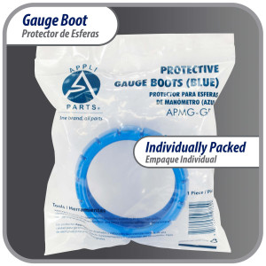 Appli Parts APMG-GBB 2.5 in Blue Protective Gauge Boot for Manifold Gauge Low pressure