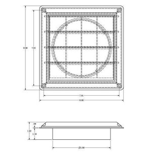 Lambro Rejilla Ventilacion Marron 6in 361b
Ventilacion Secadora- Rejilla Plastica Marron Con Apertura De 6in
Mantiene Elementos Fuera- Alerones Abren Y Cierran Para Prevenir La Entrada De Elementos Externos
Inhibidor Uv - El Inhibidor Uv Se Utiliza Para E