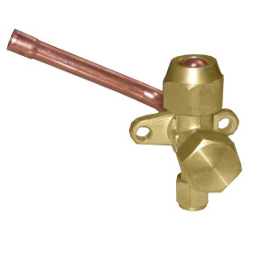 Appli Parts APMV-1412 1/2 Valvula Minisplit para Multiples Refrigerantes con puerto de Servicio 1/4 pulg SAE