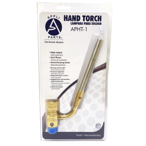 Appli Parts APHT-1 Soplete Boquilla de Soldar, Antorcha, Lampara para usar con Propano o Mapp en plomeria electricidad refrigeracion aire acondicionado y mas