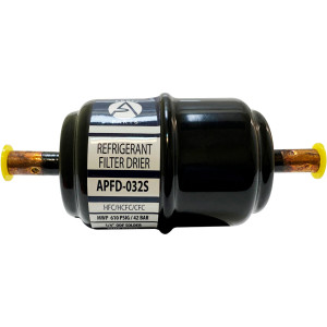 Appli Parts APFD-032S Filtro Secador 1/4 pulg para linea Liquido para Sistemas de Refrigeracion y aire acondicionado 032S ODF Soldable Universal Unidireccional 102mm Largo 25mm Ancho
 Appli Parts APFD-032S Filtro Secador 1/4 pulg para linea Liquido para Sistemas de Refrigeracion y aire acondicionado 032S ODF Soldable Universal Unidireccional 102mm Largo 25mm Ancho