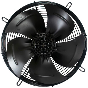 Appli Parts AXF-300-1 Extractor Axial 300 mm (11-3/4 pulg) 110V, 1 ph, 60 Hz, 115W 1550 rpm, Rango Temperatura -30 C a 60 C, incluye aspa y base tipo jaula