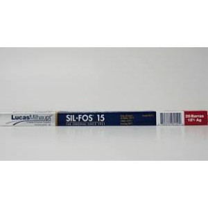 Lucas 95150 Soldadura Plata 15% 20 pulg (Precioxlbs) 28xlbs (Tubo 28) 
