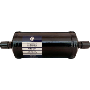 Appli Parts APFD-304 Filtro Secador 1/2 pulg para linea Liquido para Sistemas de Refrigeracion y aire acondicionado 304 SAE Rosca Universal Unidireccional 267mm Largo 100mm Ancho 
