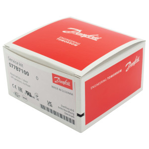 Danfoss 077B7100 Termostato de control Refrigerador comercial 1 puerta 077B7100 077B0967L Cut-in Frio -9.5C Cut-out Frio -18.0C Cut-in Caliente +8.5C Cut-Out Caliente +3.0C Capilar 1200mm B0