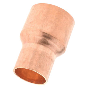 Appli Parts AP-R038014 Reductor de Cobre de 3/8x1/4 pulg Conexiones CxC soldadas para aplicaciones de refrigeracion, aire acondicionado y plomeria Tuberia de cobre ACR y Tipo L