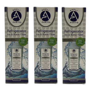 Appli Parts UKF8001AXXAP Water Filter replacement for Maytag, Everydrop EDR4RXD1 Filter 4, UKF8001 W10790818 UKF8001AXX 4396395 67006470 W10790818, 3 Pack