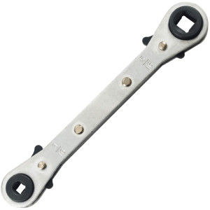 Appli Parts APT-RW122 HVAC 3/16, 1/4, 3/8 and 5/16 in service Wrench Tool with multiple size options for refrigeration square valves and other applications Appli Parts APT-RW122 HVAC 3/16, 1/4, 3/8 and 5/16 in service Wrench Tool with multiple size options for refrigeration square valves and other applications