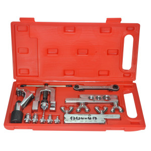 Appli Parts APT-FT278 Flaring and Swage Tool kit for copper, plastic, aluminum pipe and other soft metal tube with cutter and ratchet wrench for HVAC and other applications Appli Parts APT-FT278 Flaring and Swage Tool kit for copper, plastic, aluminum pipe and other soft metal tube with cutter and ratchet wrench for HVAC and other applications