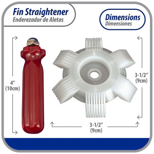 Appli Parts APT-FS351 Plastic AC fin comb straightener tool for condenser evaporator and radiator coil helps heat transfer increasing performance Fin Straightener 8,9,10,12,14,15 per in Appli Parts APT-FS351 Plastic AC fin comb straightener tool for condenser evaporator and radiator coil helps heat transfer increasing performance Fin Straightener 8,9,10,12,14,15 per in