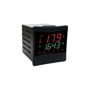 Oven Thermostat Timer 85-265v/50-60hz Thermon Full Gauge To-761b For Dough proofer 0 To 60c/ 32 To 140f 3 Relay Outputs 2 Digital Input 1 Flame Sensor 1 Internal Buzzer 20 Recipes Quick Release Terminals