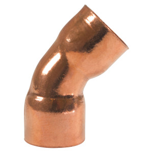Appli Parts AP-C07845 Codo 45 grados giro Corto 7/8 in, Accesorios de tuberia de cobre CxC Conexiones soldadas para aplicaciones de refrigeracion, aire acondicionado y plomeria Tuberia ACR y tipo L
