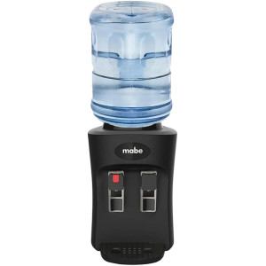 Mabe EMM2PN Enfriador de Agua Negro 115V Dispensador Tipo Mesa para agua fria y caliente
