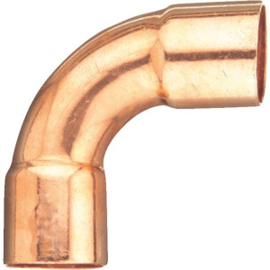Appli Parts AP-C258L Codo 90 grados giro Largo 2-5/8 in, Accesorios de tuberia de cobre CxC Conexiones soldadas para aplicaciones de refrigeracion, aire acondicionado y plomeria Tuberia ACR y tipo L 