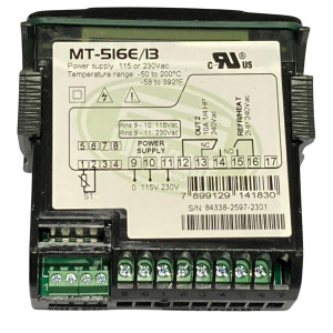 Full Gauge MT-516E Controlador Electronico Refrigeracion Temperatura 2 Etapas Temporizador 110/220V (Reemplaza MT-518Ri / MT-516Ri)