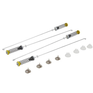 Whirlpool W10780045 Genuine OEM Washer Suspension Rod Spring Kit 25-1/2 in compatible with W10780053, W10645652, W10537442, W10622030 and other replacement models